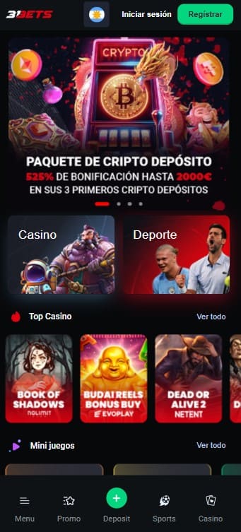 Versión móvil y experiencia en 31 Bets Casino